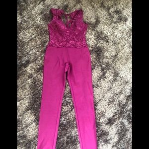 Fashion Nova Magenta one piece